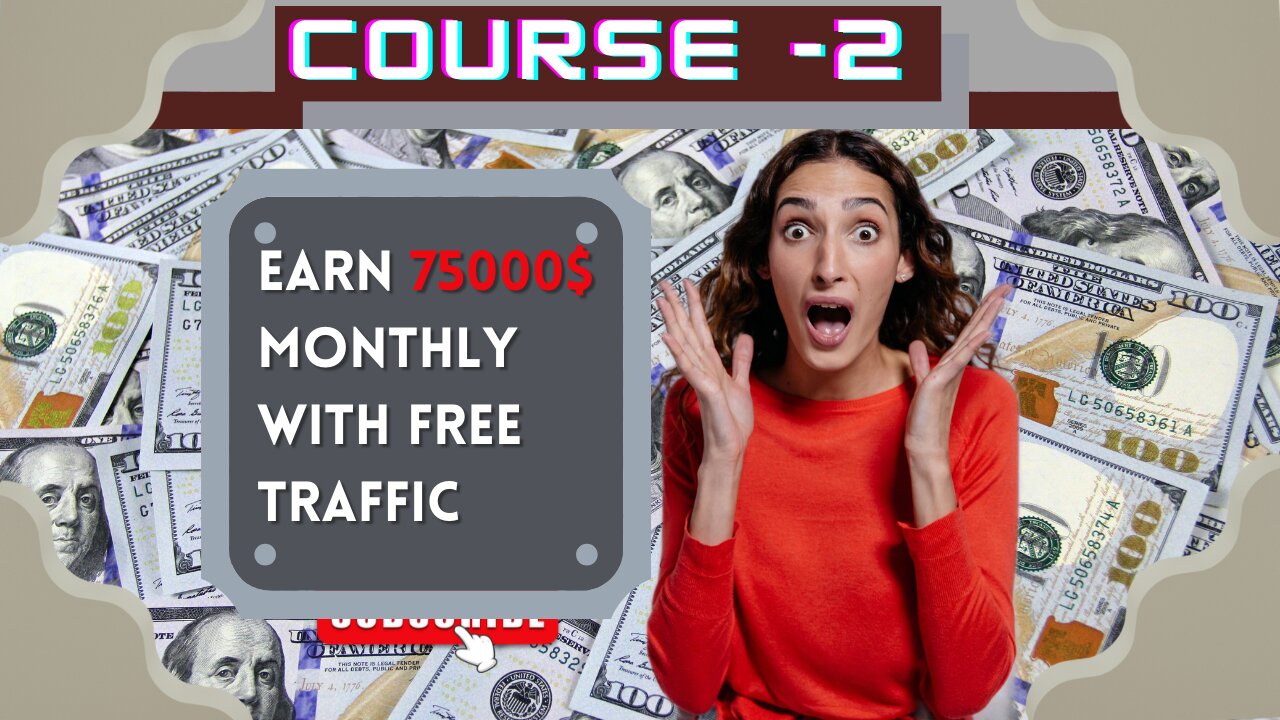 Earn 75000$ Monthly With Website Traffic 101| Video Lecture 2| Earn Passive Regular Income | Money