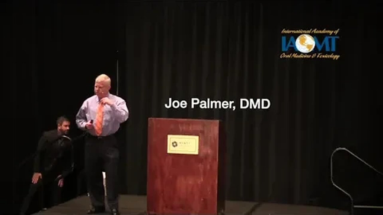 Joe Palmer, DMD, MIAOMT presents at the 2021 IAOMT Spring Symposium.