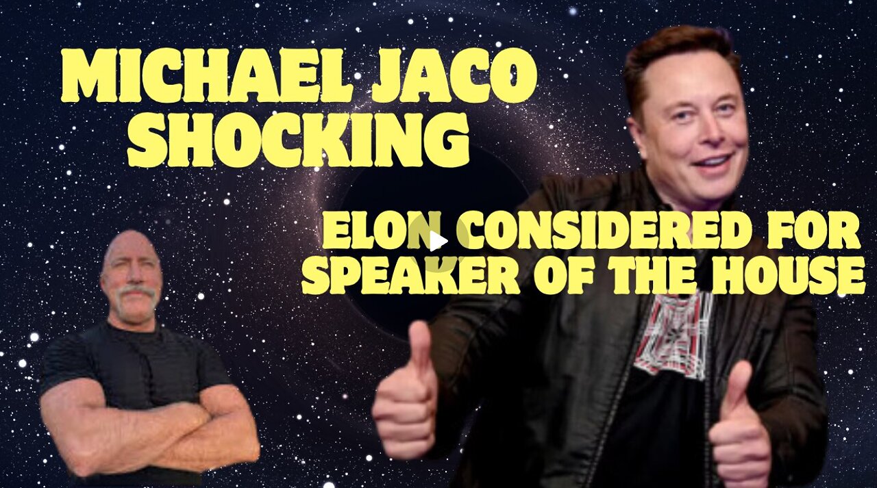 Michael Jaco SHOCKING Dec 20 - Elon Considered For Speaker Of The House.