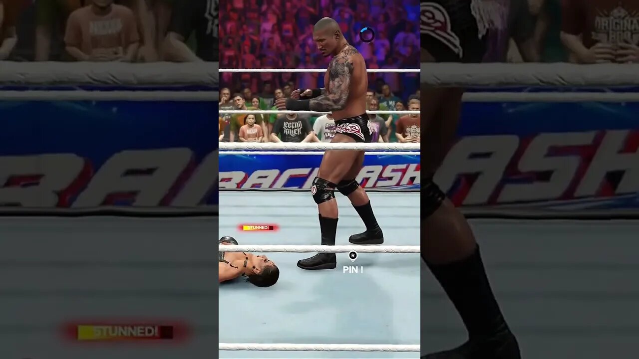 Blame the voices #wwe2k23gameplay #gaming #ps5 #randyorton #rko #rhearipley #wwe #judgmentday