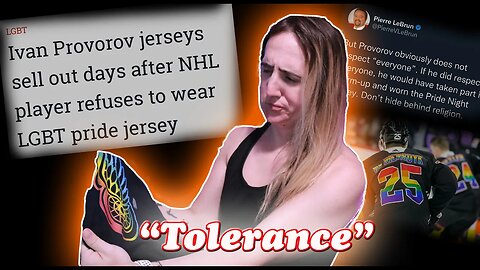 Trans Woman Reacts: NHL player Ivan Provorov Declines to participate in Pride Theme Warmup