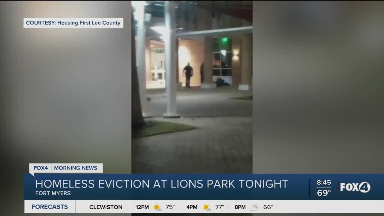 Homeless forced out of Fort Myers library around 3:00 a.m. Friday