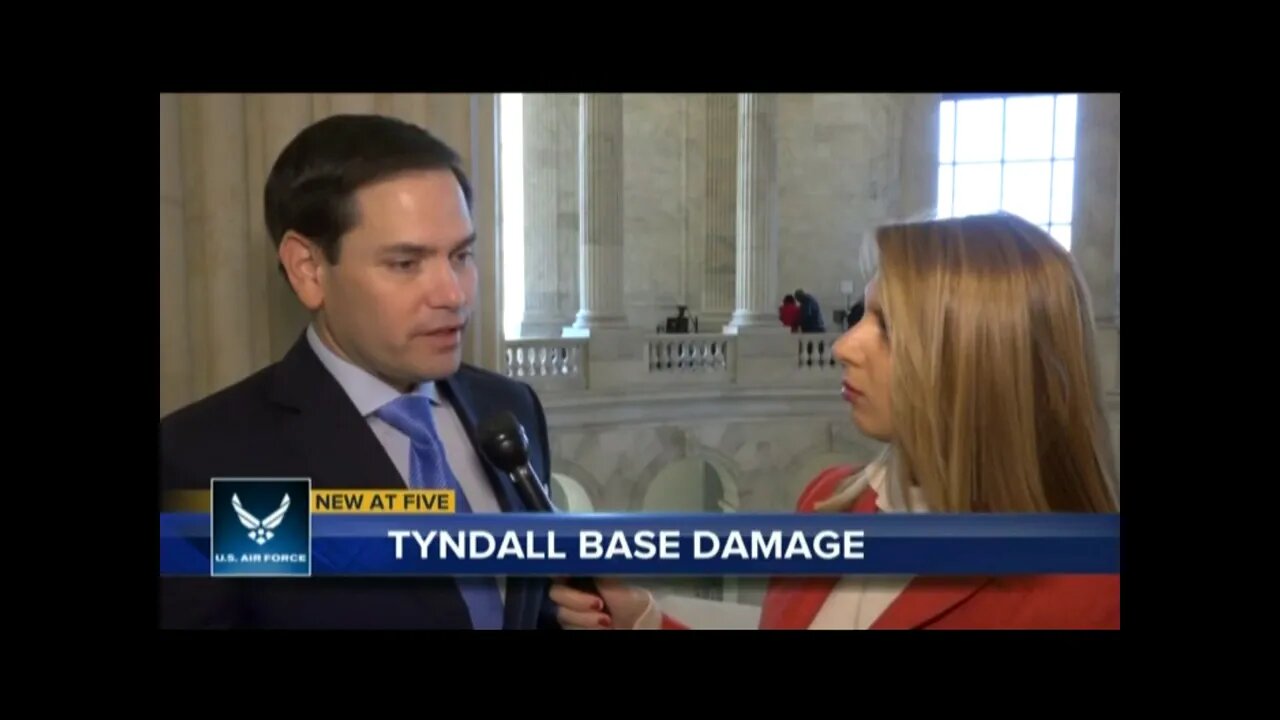 Rubio Joins WCTV to Discuss Commitment to Rebuilding Tyndall Air Force Base
