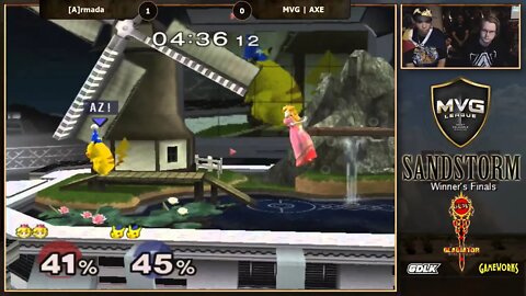 MVG Sandstorm: Singles Top 8 WF - [A]rmada (Peach) vs. MVG | AXE (Pikachu)