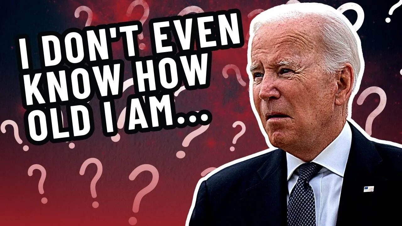 "I can't even say...how old I am!" Biden gets CONFRONTED BY REPORTER about his age