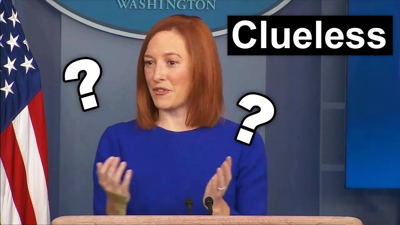 Clueless Jen Psaki / Space Force🏅