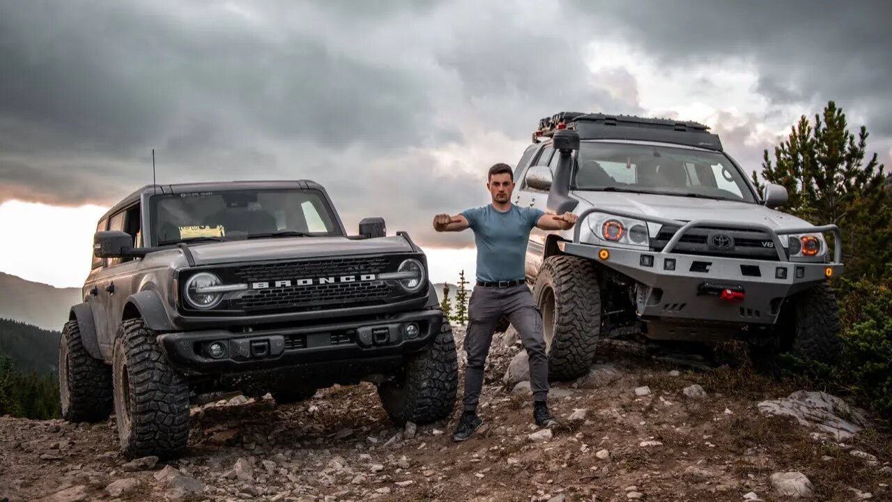 Bronco vs 4Runner offroad/camping in Canada