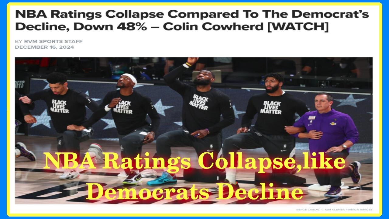 NBA Ratings Collapse Like Democrats Decline