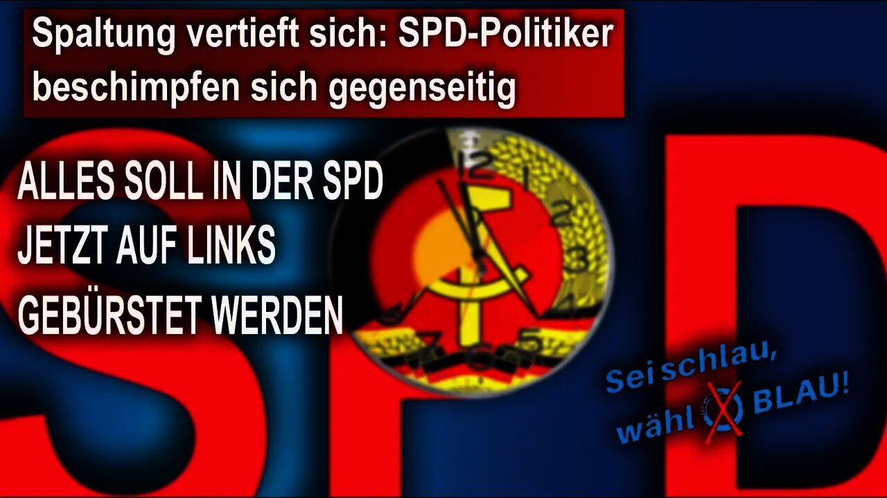 Spaltung vertieft sich: SPD-Politiker beschimpfen sich gegenseitig!