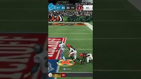 BARRY SANDERS INSANE TOUCHDOWN #drw15 #madden23 #49ers