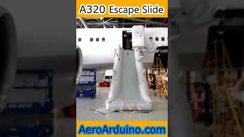 EPIC A320 Emergency Escape Slide #Flying #Aviation #AeroArduino