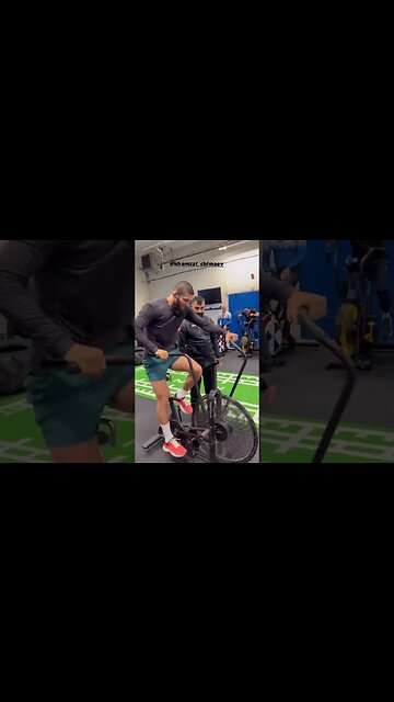 Undefeated UFC star Khamzat Chimaev is looking much smaller right now. 👀