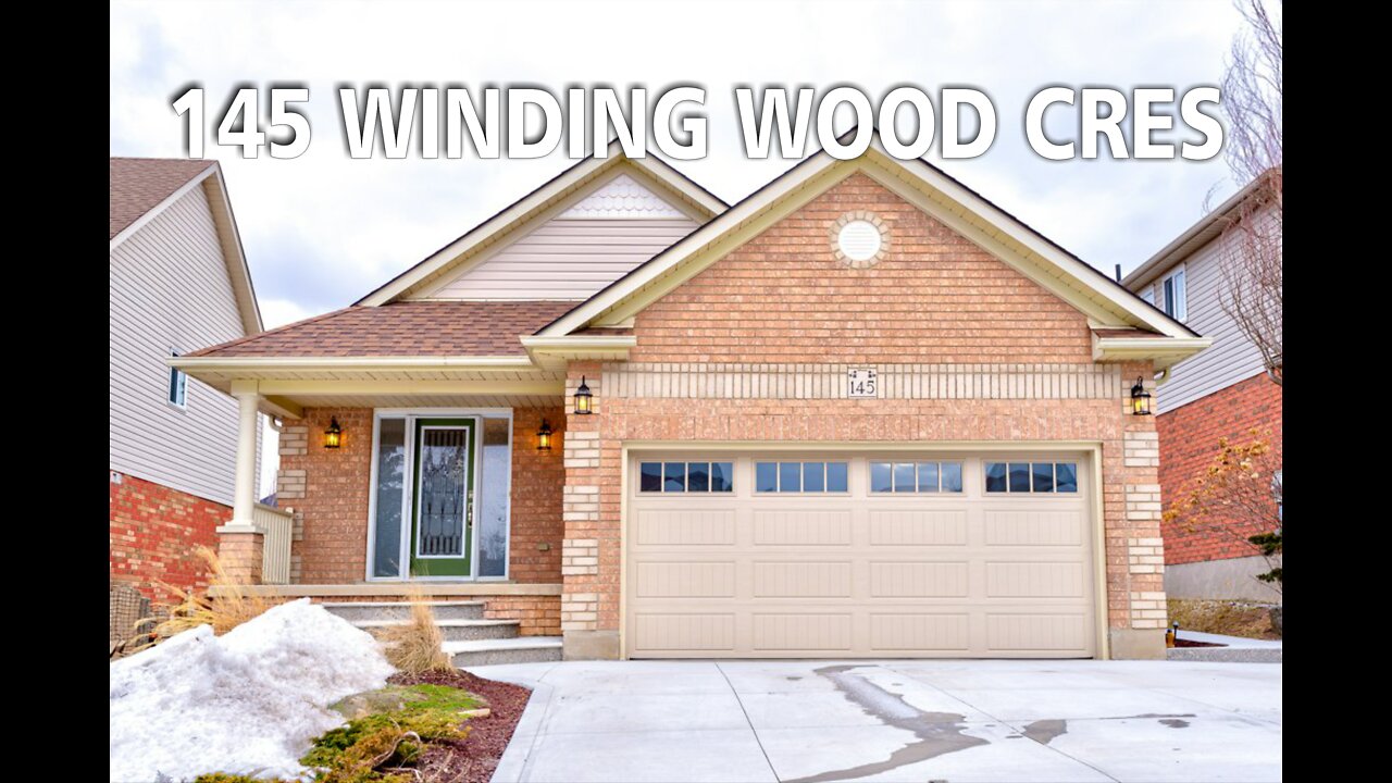 Impressive Doon South - 145 Winding Wood Cres - Kitchener Real Estate Video