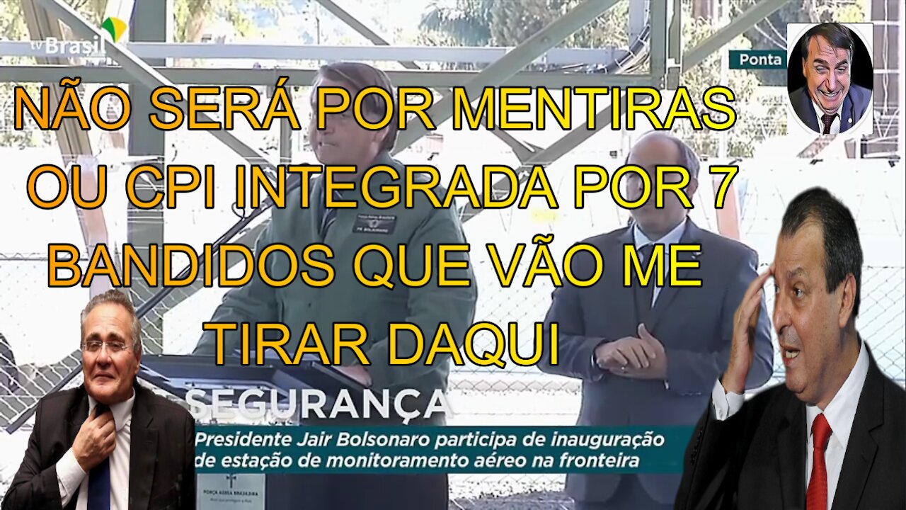 O PRESIDENTE JAIR BOLSONARO DESABAFA SOBRE CPI