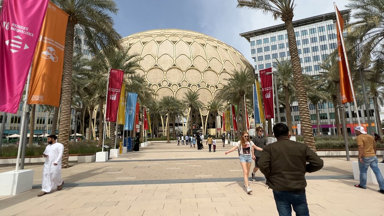 Opening logo of expo 2020