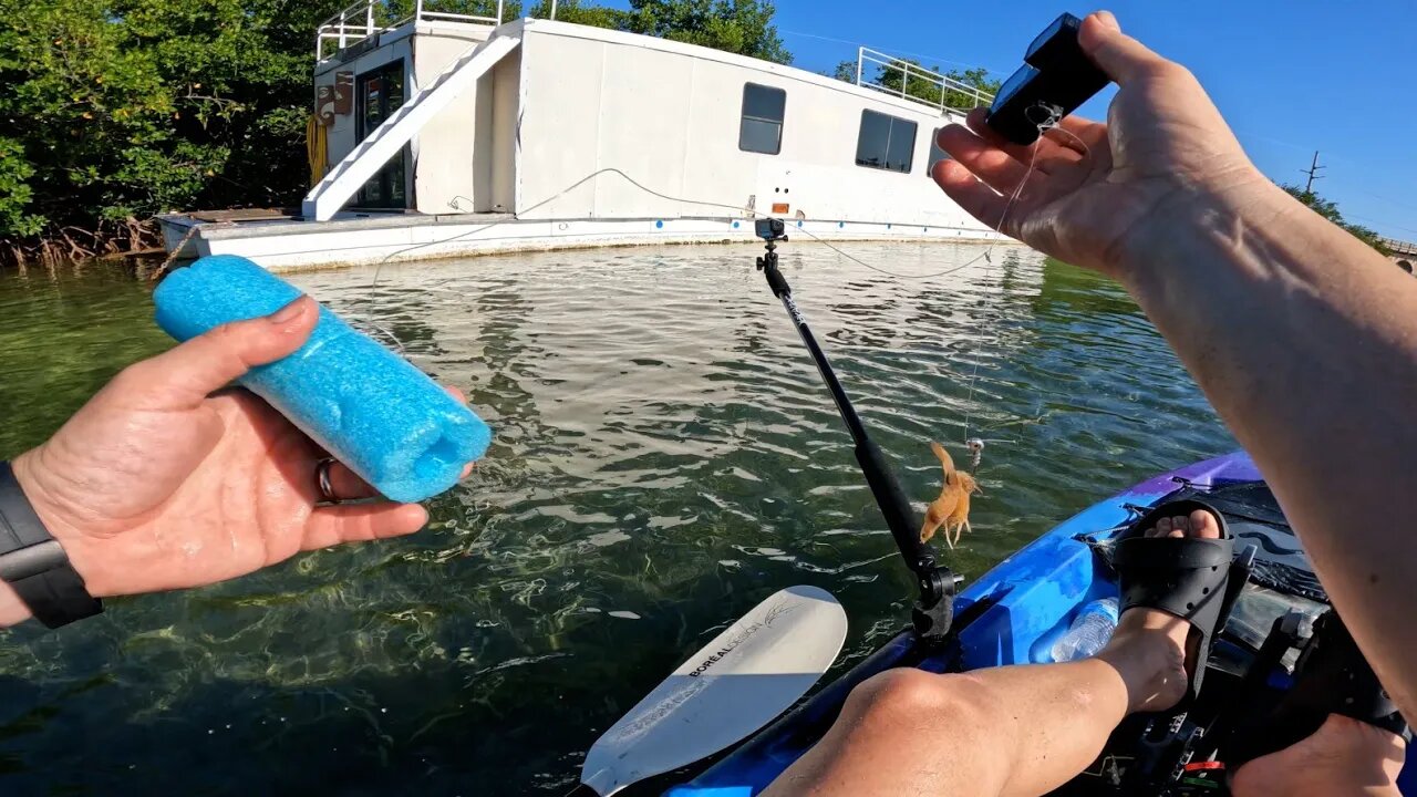 I Tossed a GoPro and Shrimp to an Abandoned Boat THIS HAPPENED Florida Keys 2023 Series