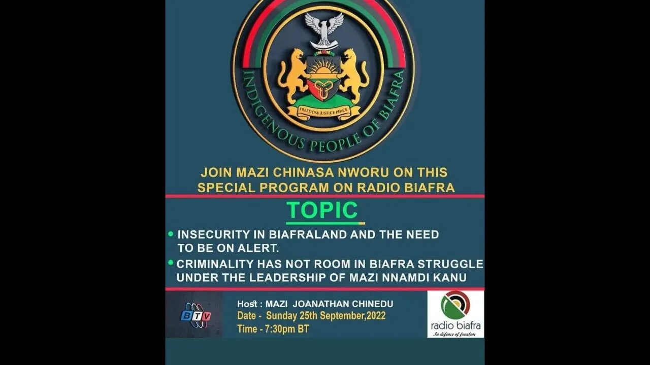 Radio Biafra Emergency special interactive program