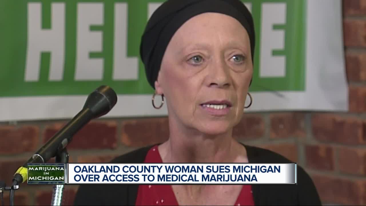 Oakland County woman sues Michigan over access to medical marijuana