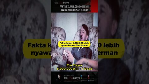 Fakta kelam 6.000.000 lebih nyawa korban Nazi Jerman #Shorth