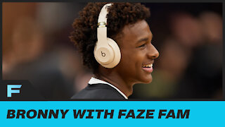 Bronny James Joins Faze Clan As Their Latest E-Sports Athlete