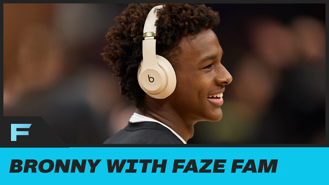 Bronny James Joins Faze Clan As Their Latest E-Sports Athlete