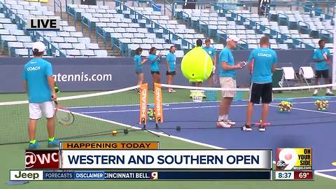 Western and Southern Open kicks off with Kid's Day