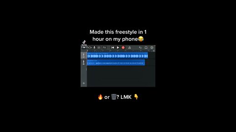 1 hour and a phone can do this- (freestyle)