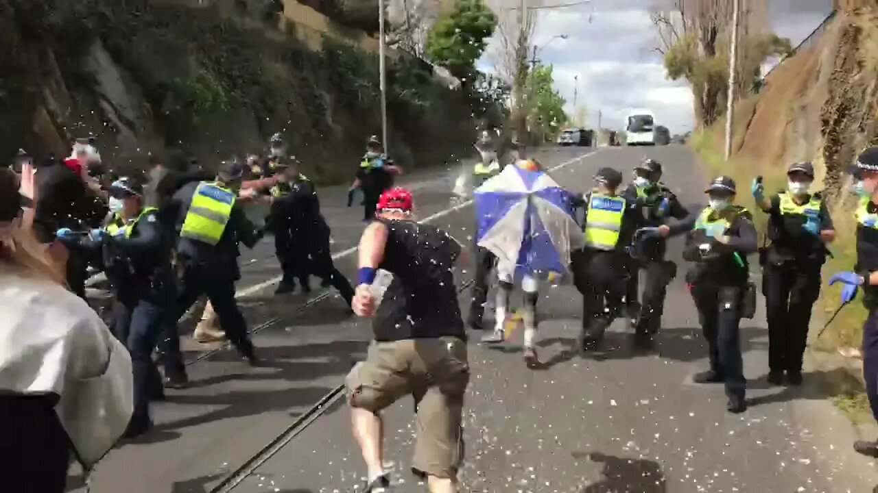 FREEDOM - Protestors Smash Through "Hell's Gate" - 18th Sept. 2021