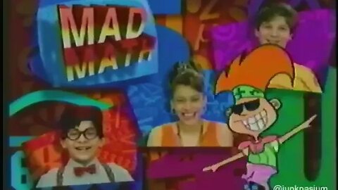 Lost Cartoon "Mad Math" TLC Saturday Morning Cartoon show 1992 (Lost Media) Commercial