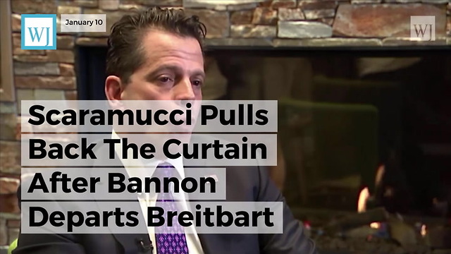 Scaramucci Pulls Back The Curtain After Bannon Departs Breitbart