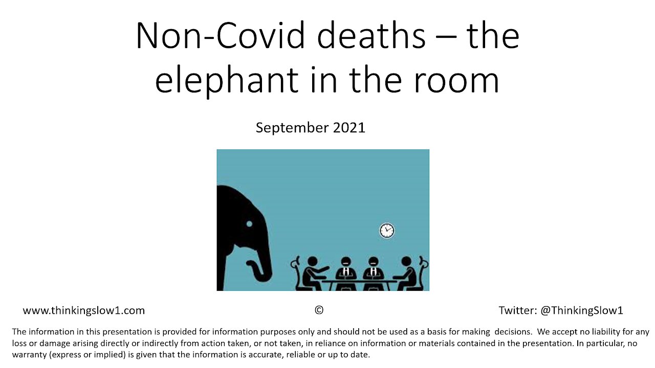 A look at what is happening on non-COVID deaths (going up)