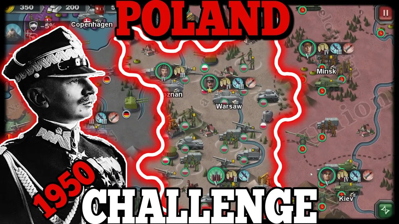 💥 CHALLENGE POLAND 1950 FULL WORLD CONQUEST💥