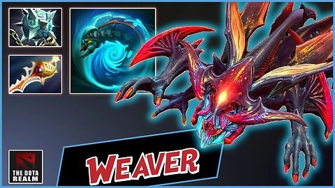 Crazy Power Carry [WEAVER] with Full Items Dota 2
