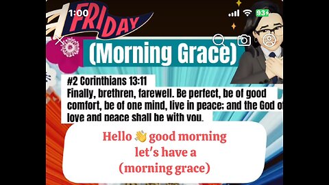 Morning Grace) #2 Corinthians 13:11 Finally.