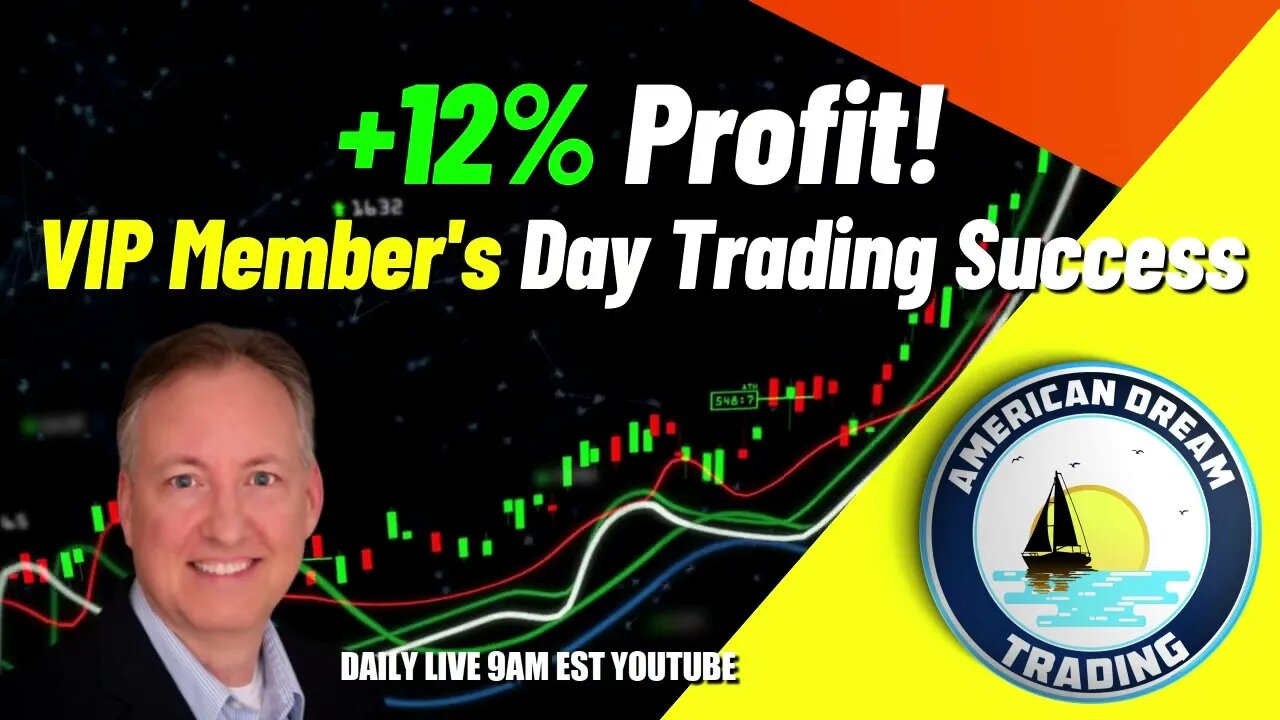 Mastering The Art Of Day Trading - VIP Member's +12% Profit