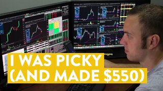 [LIVE] Day Trading | I Was Picky (and Made $550)