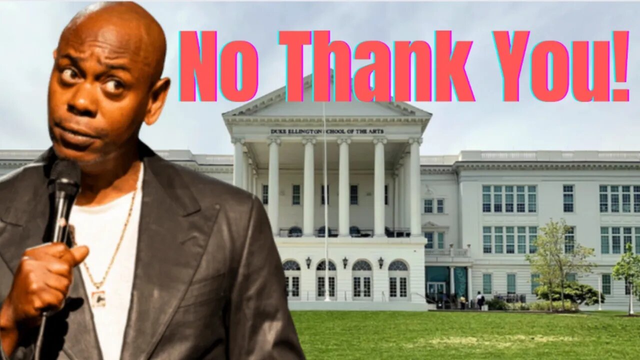 Dave Chappelle TURNS DOWN renaming high school theater in his honor! Can you blame him?