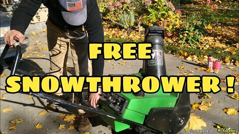 Free Snowblower ! • Lawnboy 720E Snow Thrower • Lenny The Carhatt Guy