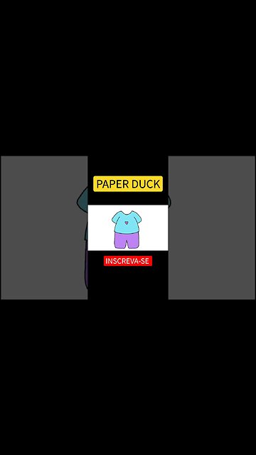 COMO DESENHAR PAPER DUCK +PIJAMA+ ROUPINHAS #paperducks #paperdolls #bonecadepapel #shorts