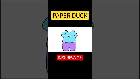 COMO DESENHAR PAPER DUCK +PIJAMA+ ROUPINHAS #paperducks #paperdolls #bonecadepapel #shorts