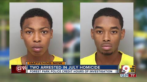 Two suspects charged in Forest Park shooting death
