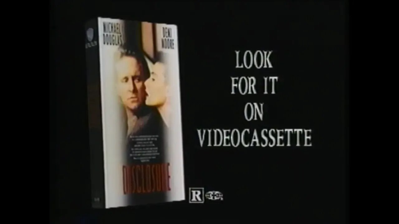 DISCLOSURE (1994) VHS Promo Trailer [#VHSRIP #disclosure #disclosureVHS]