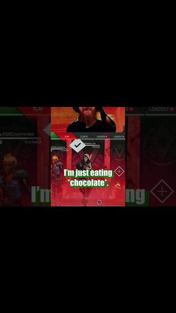 Apex Legends - He really liked his chocolate #shorts