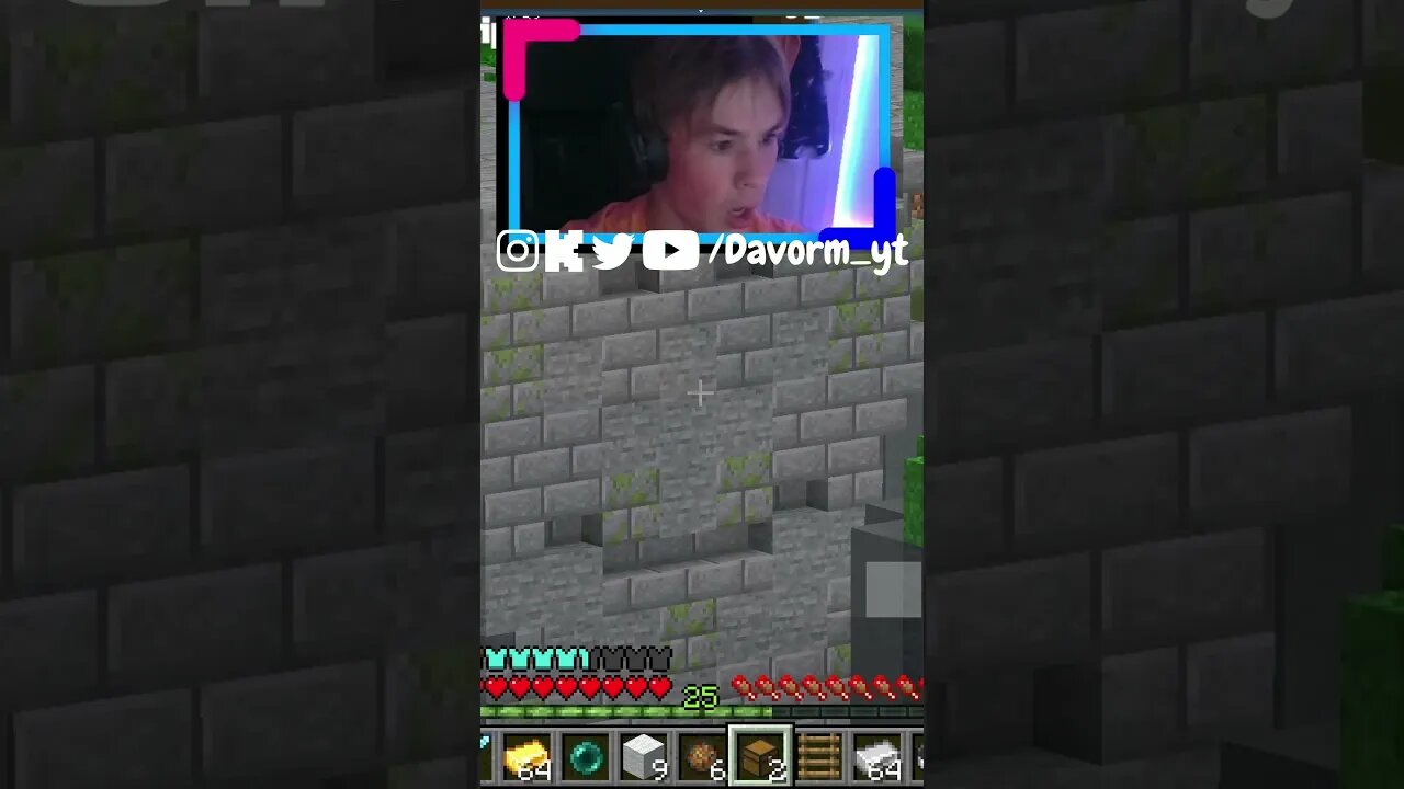 SMILE FACE :) !!! #davorm_yt #funny #hypixelbedwars #minecraft