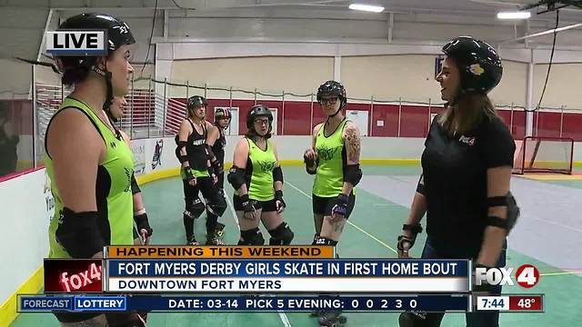 Roller Derby comes to Fort Myers on St. Patrick's Day - 7am live report