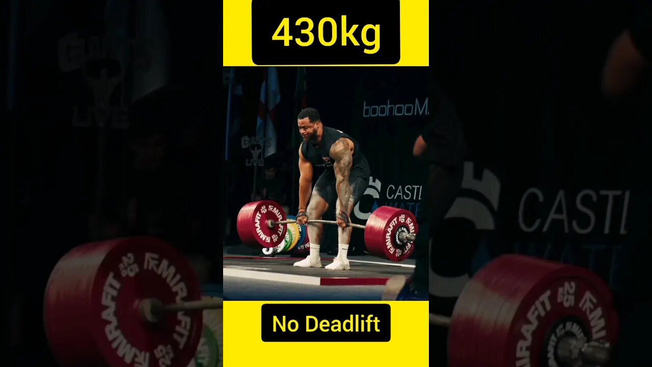 Deadlift de 430kg de Jamal Browner.