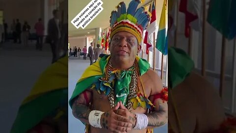 Teve índios no Senado sim #shorts