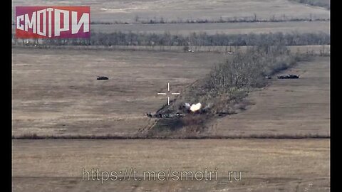 FULL SEQUENCE OF RF 42ND MRD DESTROYING AFU ARMOR AND MEAT-INFANTRY NEAR RABOTINO