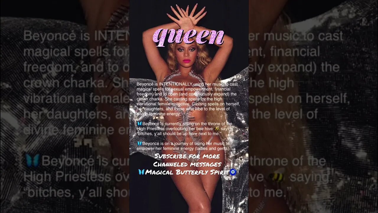 Beyoncé Renaissance| Channeled Message 🧿🦋