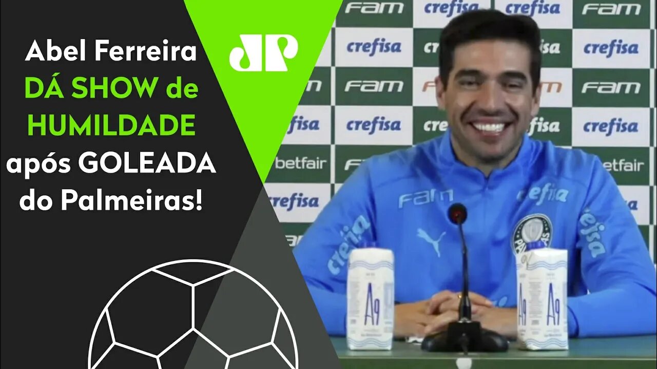 ELE É FO**! "Eu NÃO COSTUMO DIZER ISSO, mas..." Abel Ferreira DÁ AULA após Palmeiras 4x2 Atlético-GO